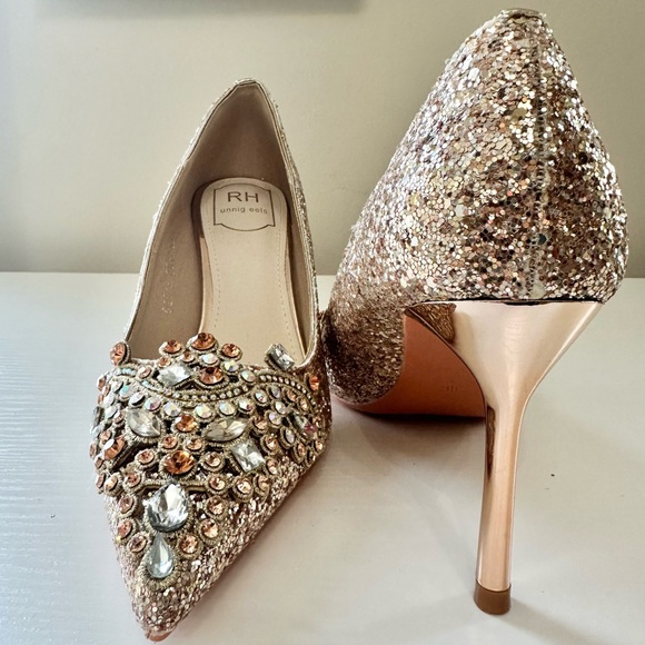 Evening Rhinestone Heels. Prom Shoes. Bella Belle Shoes. High Heels. Sz 7 - Picture 5 of 15